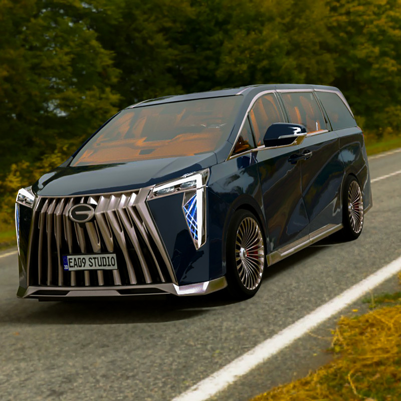 2024 GAC Trumpchi M8 3Dモデル .c4d .max .obj .3ds .fbx .stl .blend