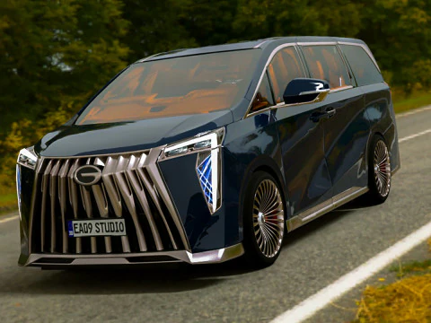 2024 GAC Trumpchi M8 Modelo 3D