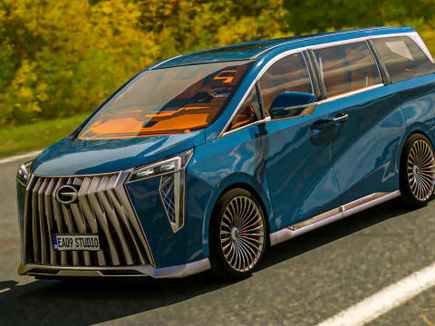 2024 GAC Trumpchi M8 3D Model