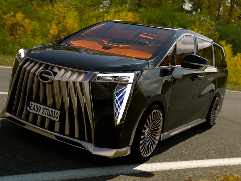 2024 GAC Trumpchi M8 3Dモデル