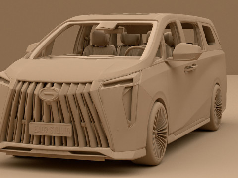 2024 GAC Trumpchi M8 3Dモデル