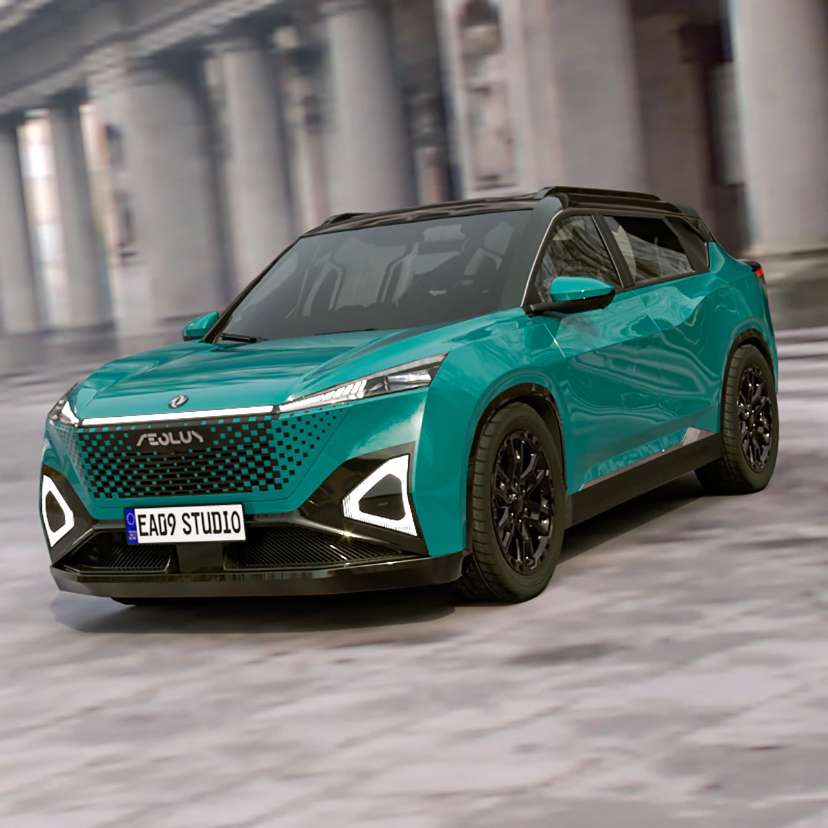 Dongfeng Aeolus Haohan 2024 3D Model .c4d .max .obj .3ds .fbx .stl .blend 