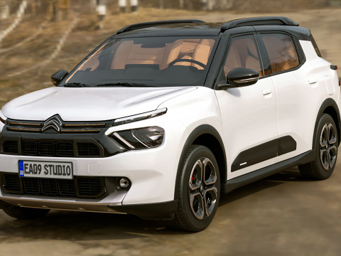 Citroen C3 AirCross 2024 3D Model