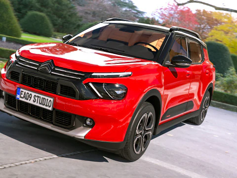 Citroen C3 AirCross 2024 3D Model