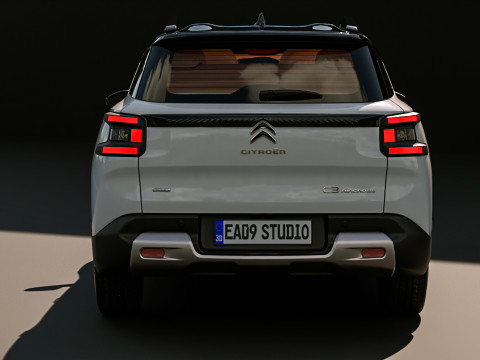Citroen C3 AirCross 2024 3D Model