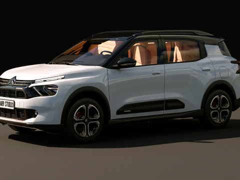 Citroen C3 AirCross 2024 3D Model