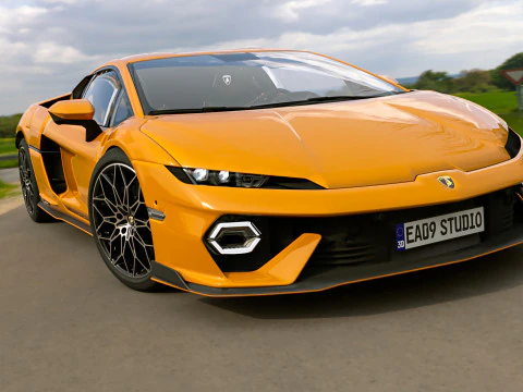 2025 Lambo TEMERARIO 3D Model