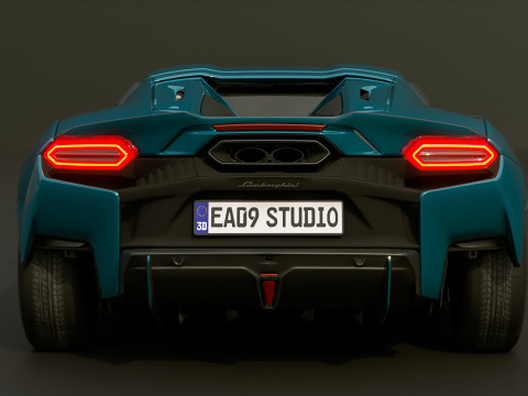 2025 Lambo TEMERARIO 3D Модель
