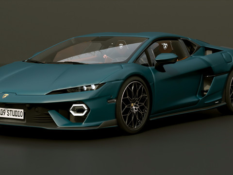 2025 Lambo TEMERARIO 3D Модель