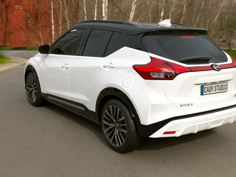 2024 Nissan Kicks Hatchback Modelo 3D