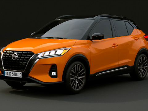 2024 Nissan Kicks Hatchback Modelo 3D