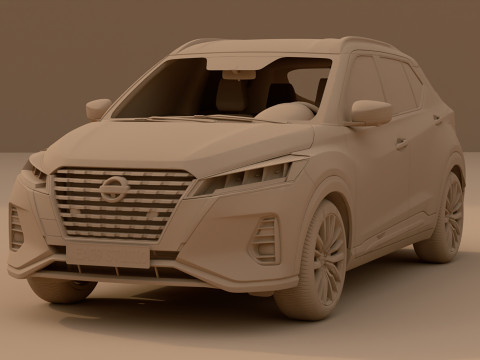 2024 Nissan Kicks Hatchback Modelo 3D