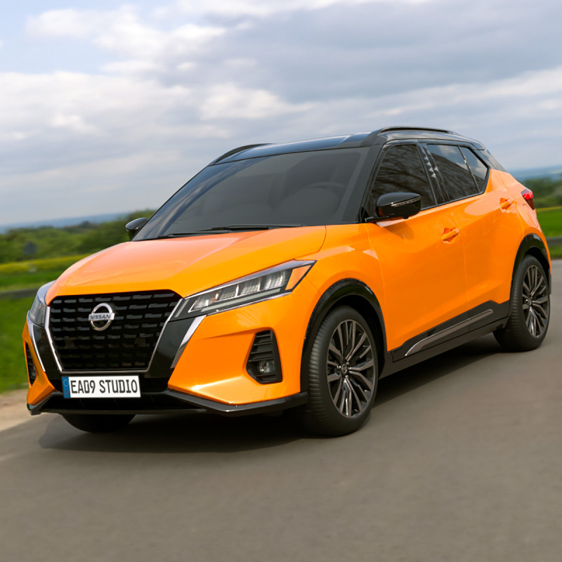 2024 Nissan Kicks Hatchback Modelo 3D .c4d .max .obj .3ds .fbx .stl .blend