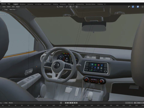 2024 Nissan Kicks Hatchback 3D Model