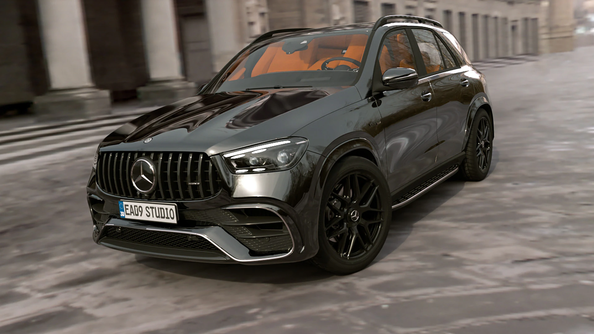2025 Mercedes-Benz AMG GLE 63 S 4MATIC 3D Модель .c4d .max .obj .3ds .fbx .stl .blend 