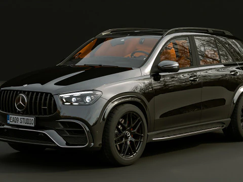 2025 Mercedes-Benz AMG GLE 63 S 4MATIC 3D Модель