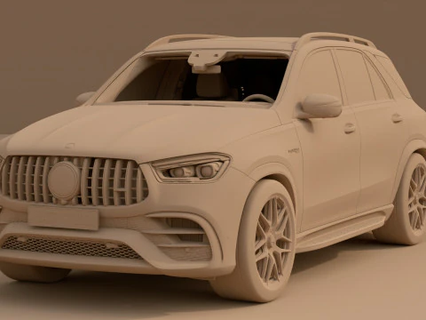 2025 Mercedes-Benz AMG GLE 63 S 4MATIC 3D Модель