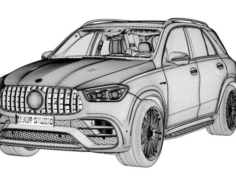 2025 Mercedes-Benz AMG GLE 63 S 4MATIC 3D Модель