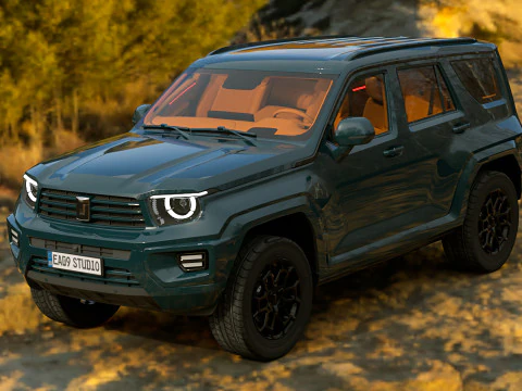 2024 GWM Tank 700 Hi4 3D Model