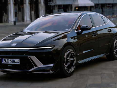 2024 Hyundai Sonata 3D Модель