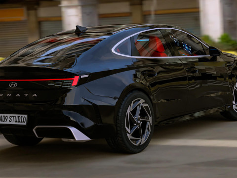 2024 Hyundai Sonata 3D Модель
