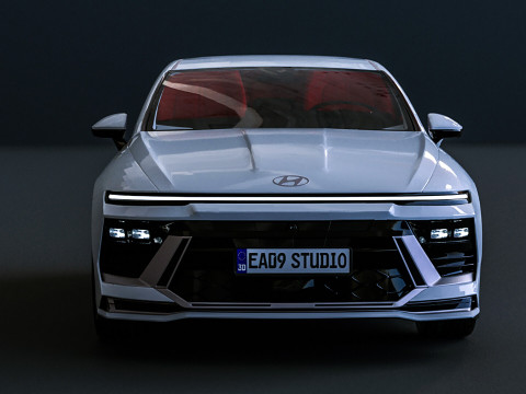 2024 Hyundai Sonata 3D Модель
