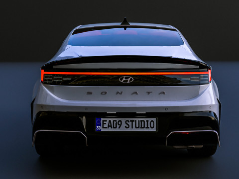 2024 Hyundai Sonata 3D Модель