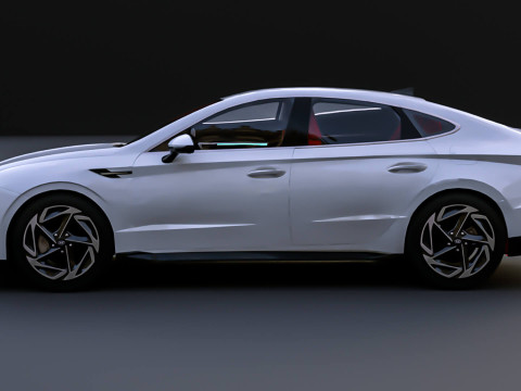 2024 Hyundai Sonata 3D Модель