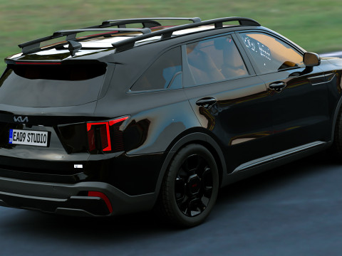 2025 Kia Sorento SX 3D Model