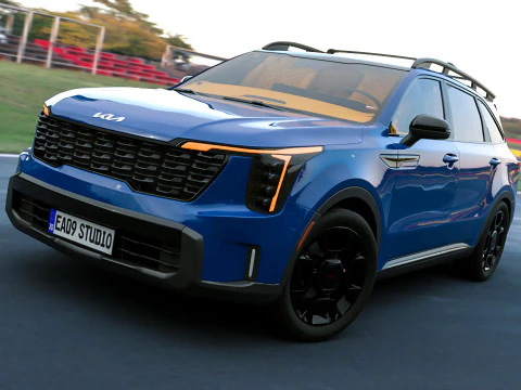 2025 Kia Sorento SX 3D Model
