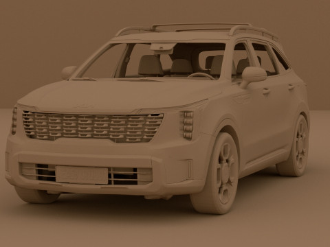 2025 Kia Sorento SX 3D Model