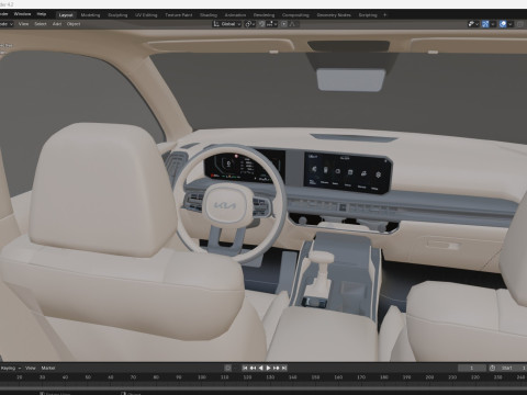 2025 Kia Sorento SX 3D Model