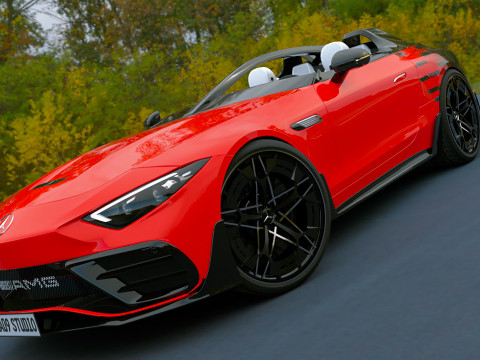 2025 Mercedes PureSpeed Concept 3D Модель