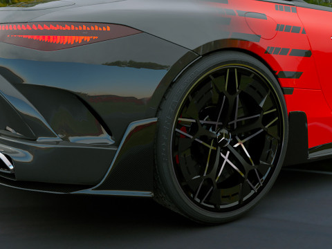2025 Mercedes PureSpeed Concept 3D Модель
