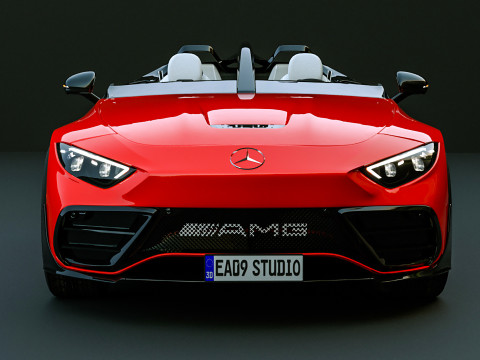 2025 Mercedes PureSpeed Concept 3D Модель