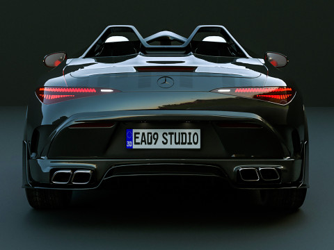 2025 Mercedes PureSpeed Concept 3D Модель