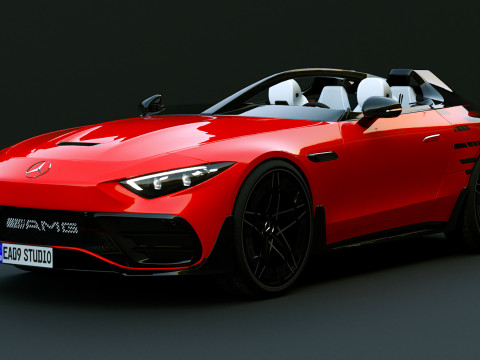 2025 Mercedes PureSpeed Concept 3D Модель
