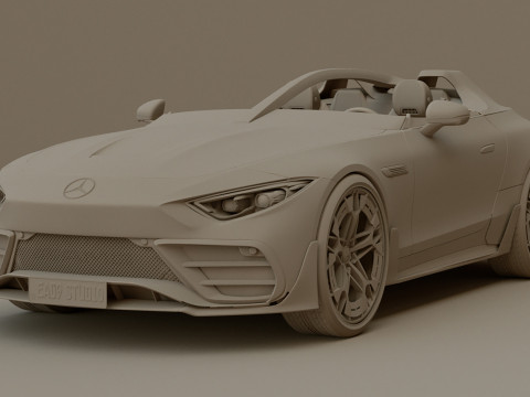 2025 Mercedes PureSpeed Concept 3D Модель