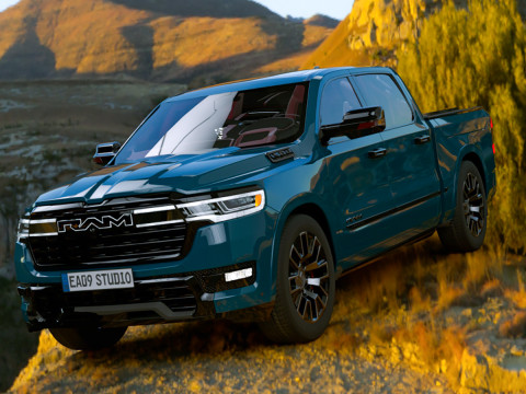 2025 Ram 1500 Ramcharger 3D Model