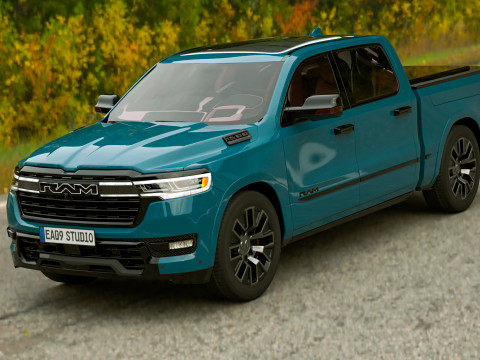2025 Ram 1500 Ramcharger Modelo 3D