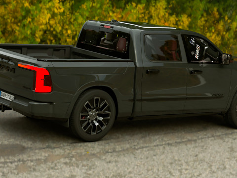 2025 Ram 1500 Ramcharger Modelo 3D
