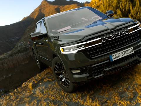 2025 Ram 1500 Ramcharger Modelo 3D