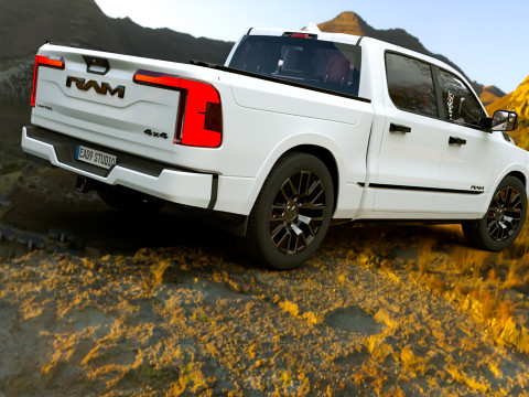 2025 Ram 1500 Ramcharger Modelo 3D