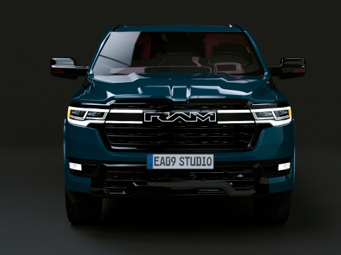 2025 Ram 1500 Ramcharger Modelo 3D