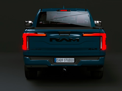 2025 Ram 1500 Ramcharger Modelo 3D