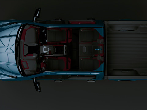 2025 Ram 1500 Ramcharger Modelo 3D