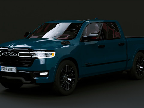 2025 Ram 1500 Ramcharger Modelo 3D