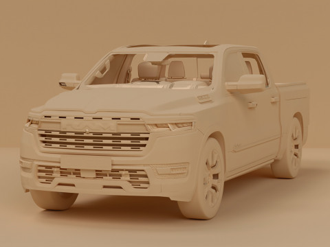 2025 Ram 1500 Ramcharger Modelo 3D