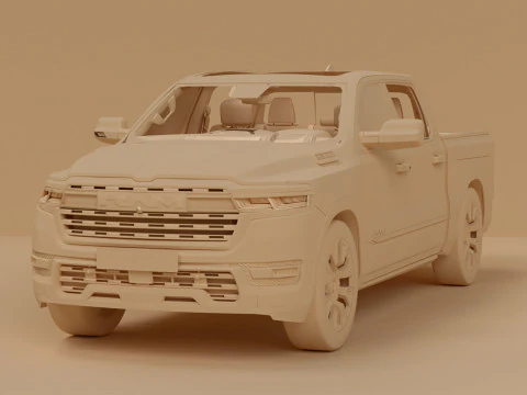 2025 Ram 1500 Ramcharger Modelo 3D