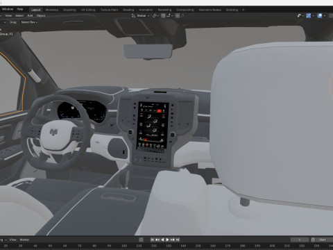 2025 Ram 1500 Ramcharger Modelo 3D